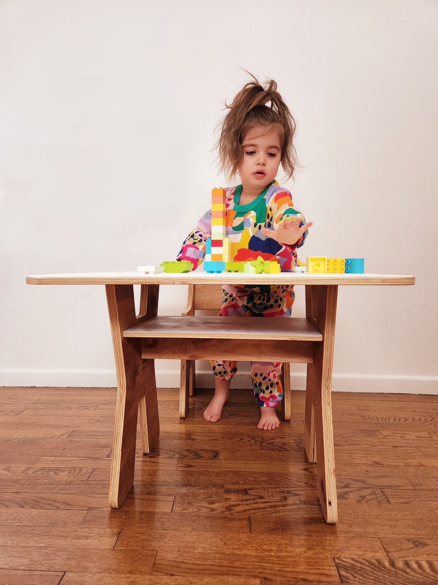 Wooden Table and Chairs set for kids/toddlers.