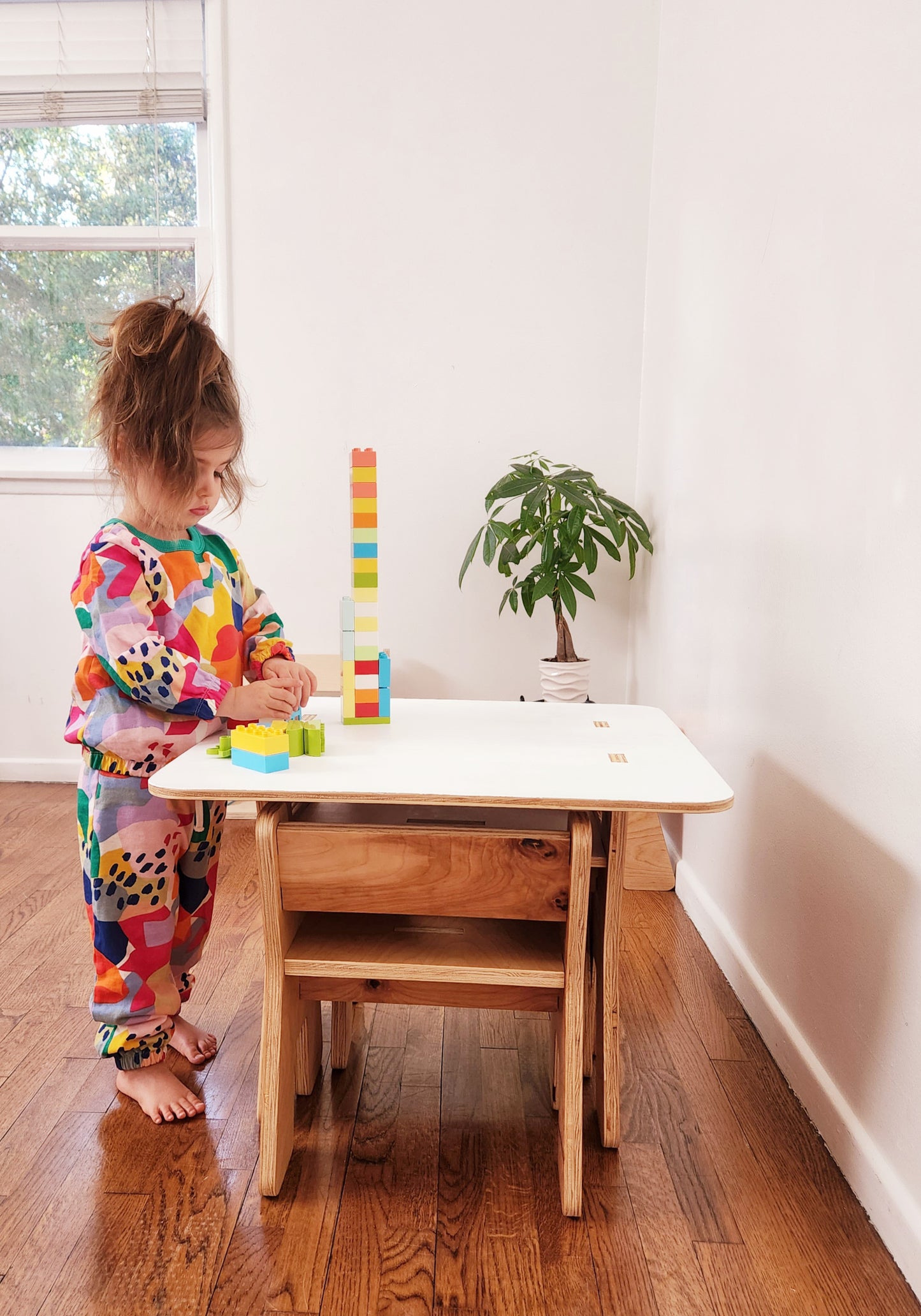 Wooden Table and Chairs set for kids/toddlers.