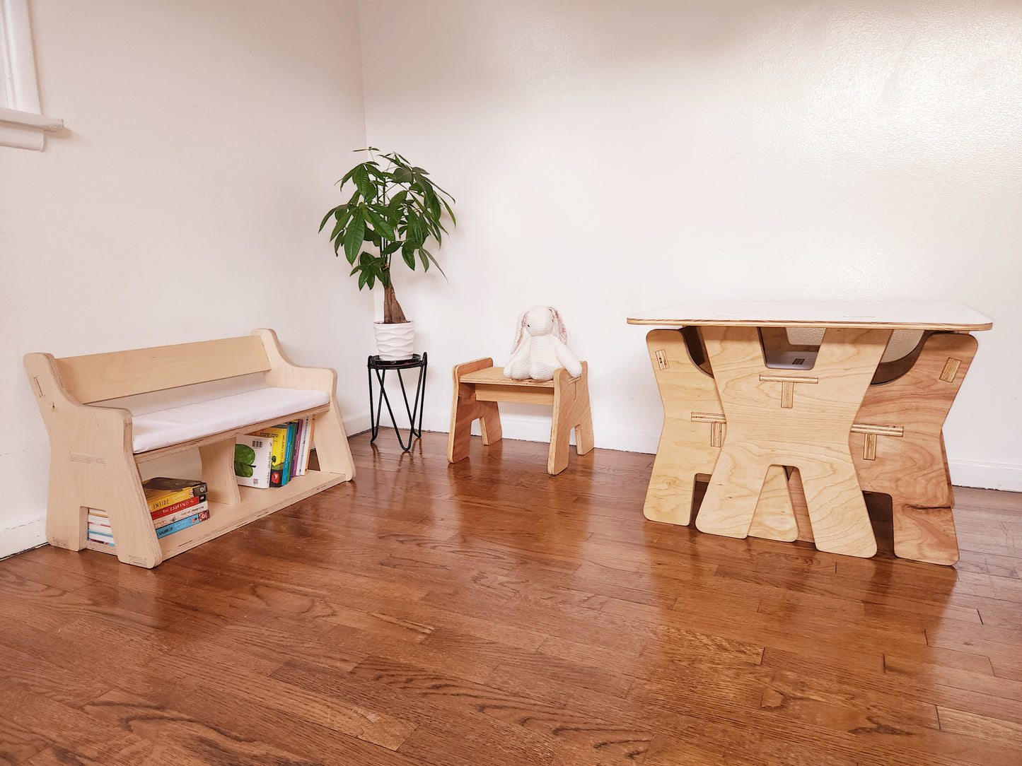 Wooden Table and Chairs set for kids/toddlers.