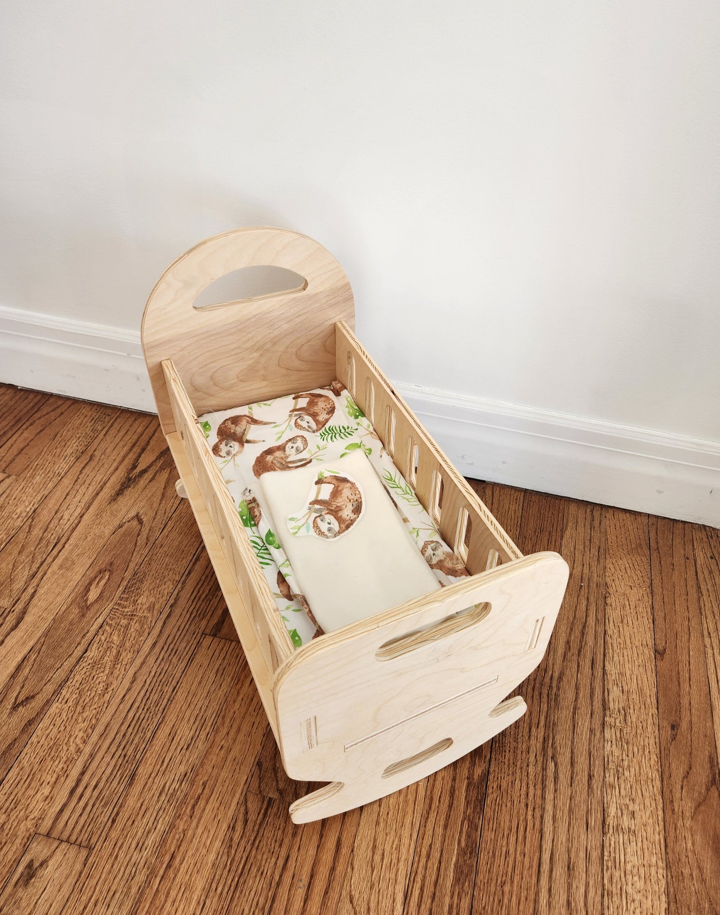 Wooden Doll cradle