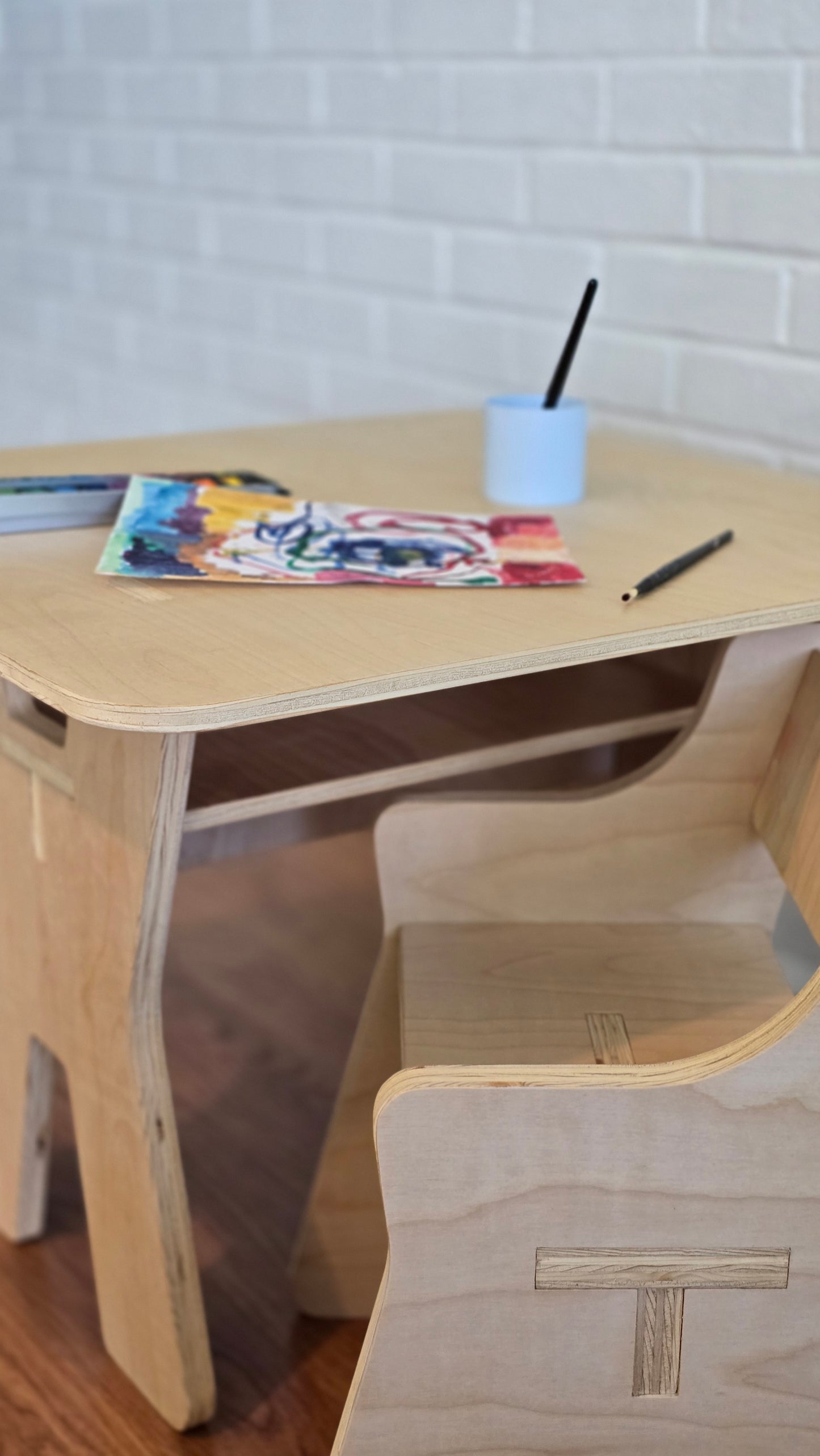 Wooden Table and Chairs set for kids/toddlers.