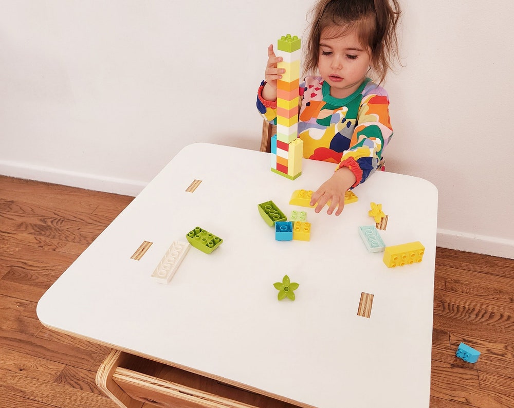 Wooden Table and Chairs set for kids/toddlers.